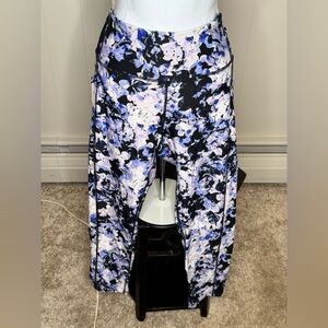 Calvin Klein Performance Black and Blue Floral Leggings